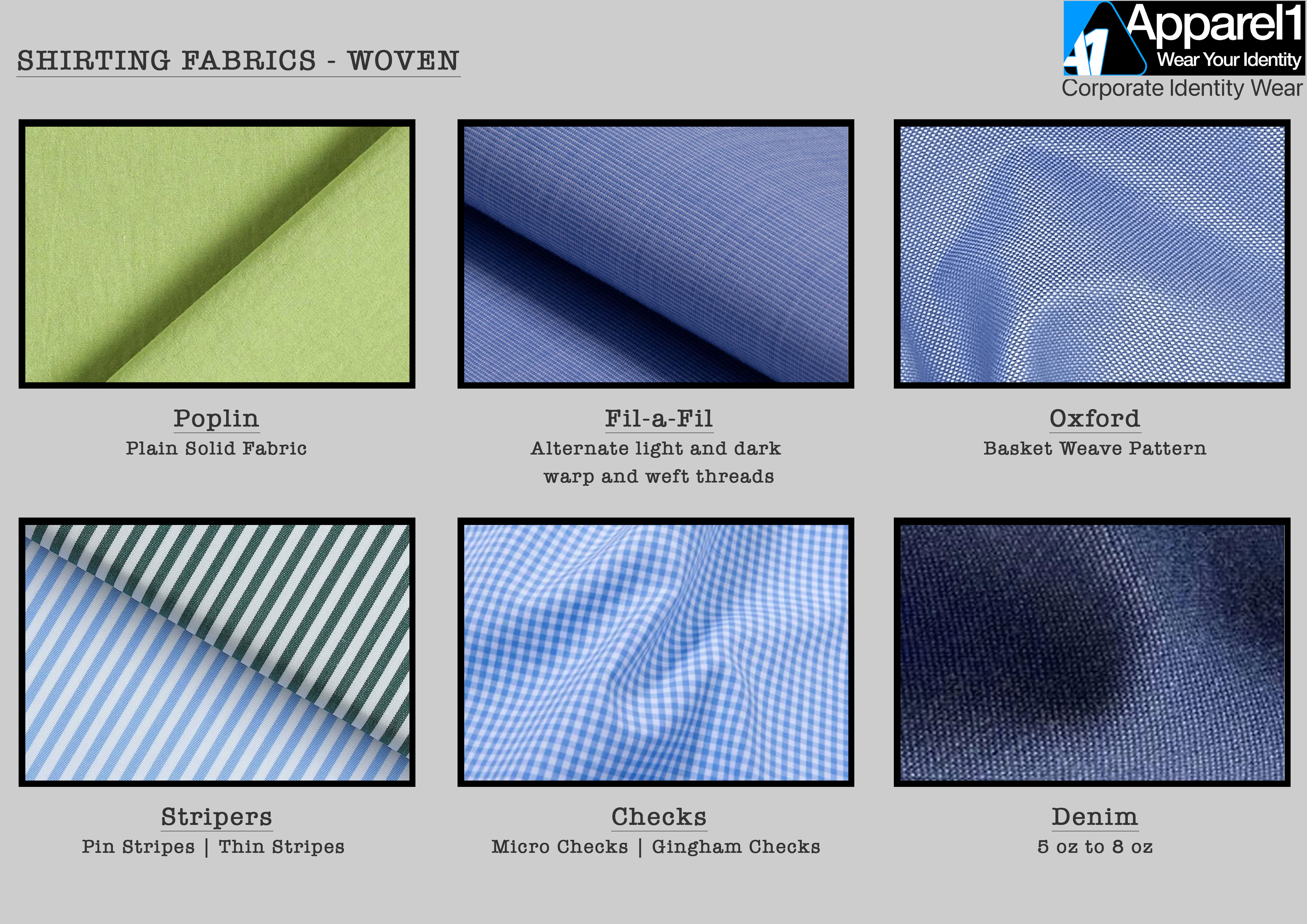 Woven shirting fabrics